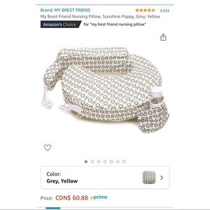 my best friend nursing pillow